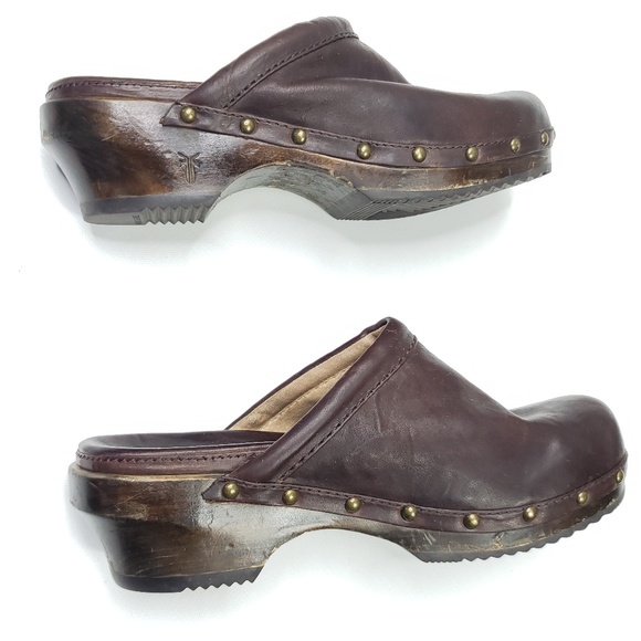 frye clara campus clog